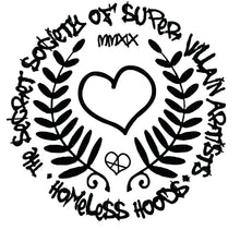 Load image into Gallery viewer, The Secret Society Of Super Villain Artists Love Logo Sweatshirt